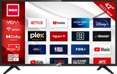 RCA iRV42H3 Smart TV 42 pouces (106 cm) Télévision avec Netflix, Prime Video, Rakuten TV, DAZN, Disney+, Youtube, UVM, Wifi, triple tuner DVB-T2/S2/C, Dolby Audio