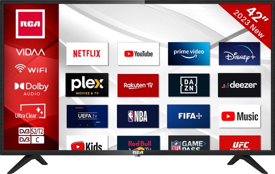 RCA iRV42H3 Smart TV 42 pouces (106 cm) Télévision avec Netflix, Prime  Video, Rakuten... | bol