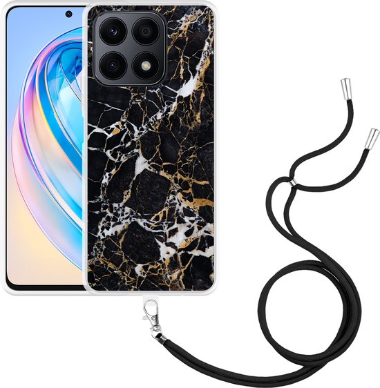 Honor X6B Hoesje, Beschermhoes voor Honor X6B Schokbestendig Premium PU Lederen Schokabsorptie Notebook Flip Portemonnee Telefoongevallen met Magnetische Standaard Kaarthouders Paars