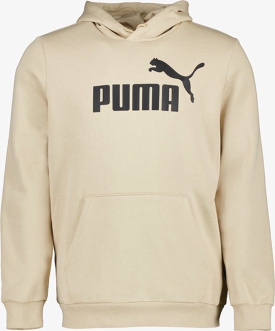 Sweat à capuche Puma Essentials Big Logo pour homme beige - Taille M