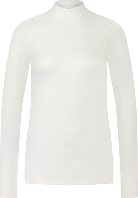 RJ Bodywear Thermo chemise femme à manches longues (paquet de 1) - laine blanche - Taille : M