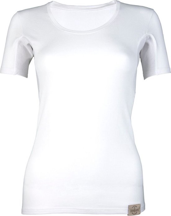 RJ Bodywear Sweatproof dames Bern T-shirt (1-pack) - wit - Maat: S