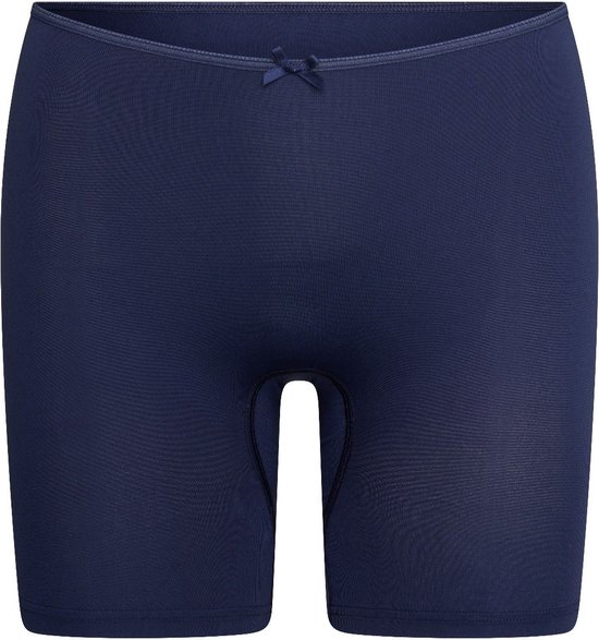 RJ Bodywear Pure Color dames extra lange pijp short (1-pack) - donkerblauw - Maat: XXL