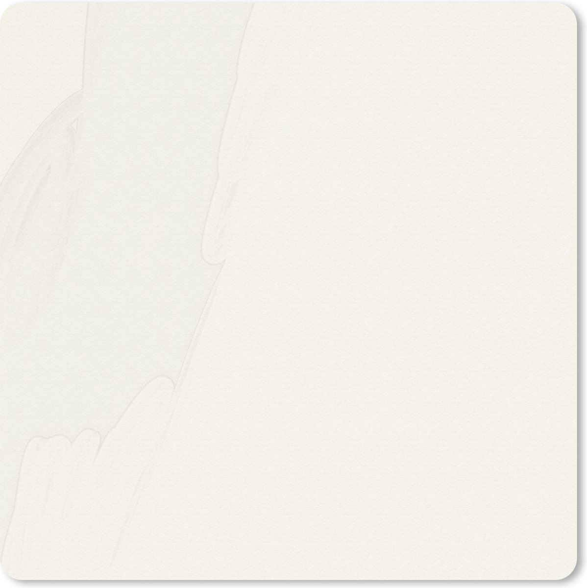Muismat 30x30 cm - Mousepad Design - Taupe - Abstract - Muismatten