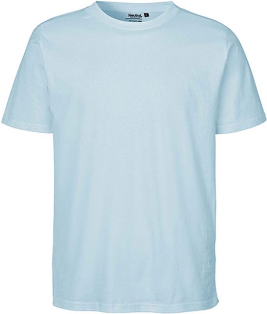 Fairtrade Unisex T-Shirt met korte mouwen Light Blue - 3XL