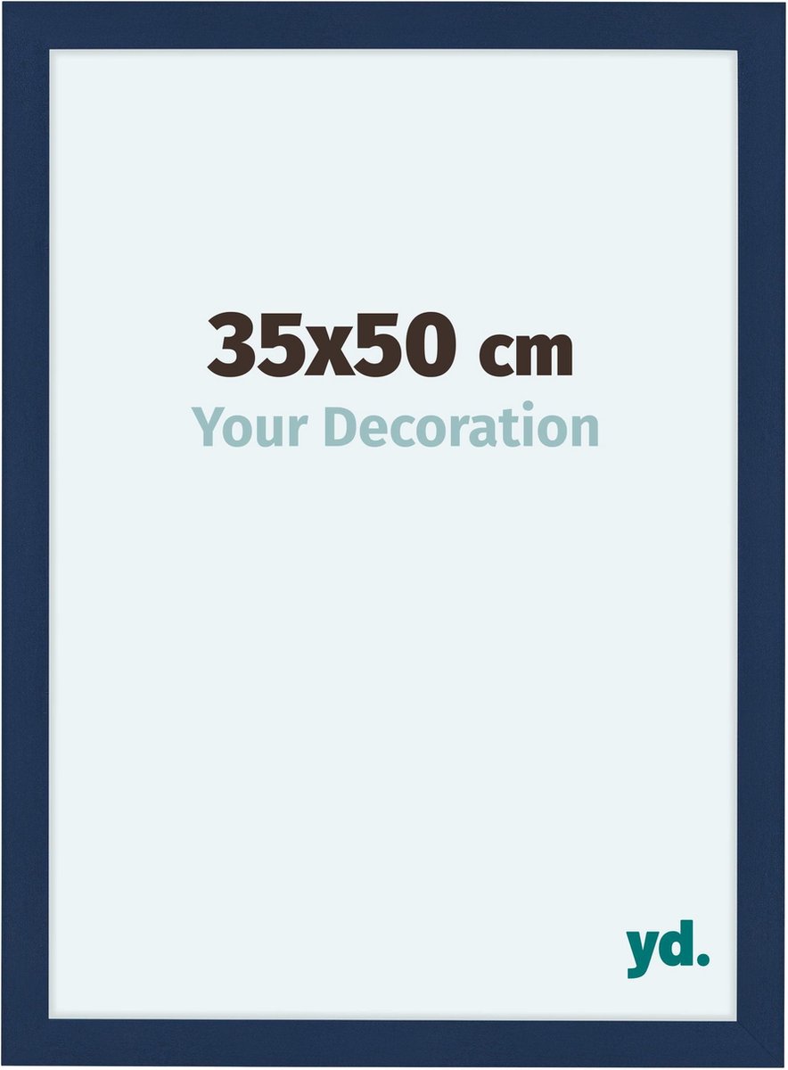 yd. Your Decoration - Fotolijst 35x50 cm - MDF - Donkerblauw Geveegd - Como