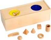 Educo Educatief speelgoed 'Geheimzinnig kistje' - Sensorisch speelgoed 2 jaar - Spelend leren Motoriek - Houten speelgoed - Ik leer vormen