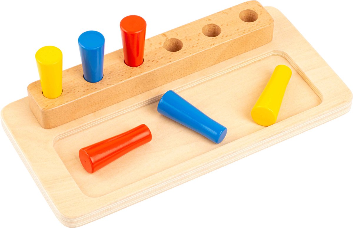 Educo Educatief speelgoed 'Plaats de pin' - Sensorisch speelgoed 1 jaar