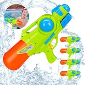Relaxdays 5x waterpistool - super soaker kinderen - water gun - 1 liter reservoir