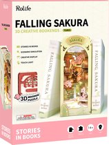 Robotime Rolife Falling Sakura TGB05 - Book Nook - DIY Miniatuurhuis - Knutselen