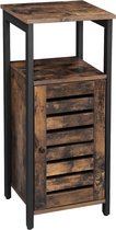 Industrial bedside table - Side table - 30x37x80cm