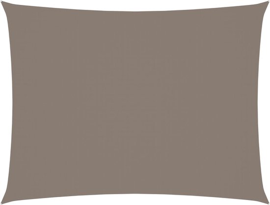 vidaXL Parasol rectangulaire 2 x 3 m Tissu Oxford Taupe