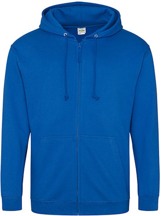 Sweat à capuche Vegan avec fermeture éclair et capuche Blue Royal - M