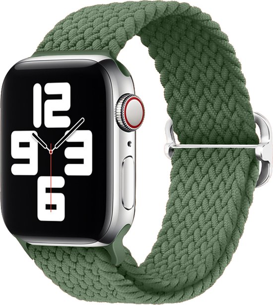 Bracelet de montre connectée en nylon - Convient au bracelet tressé  réglable Apple... | bol.com