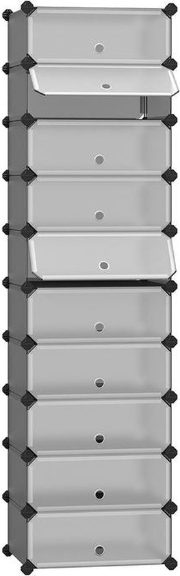 Fetcoi 3 x transparante schoenendoos, schoenenopslag, stapelbaar, 31 x 20 x 11 cm, geschikt voor schoenen, speelgoed, gereedschap, accessoires, kleding, levensmiddelen