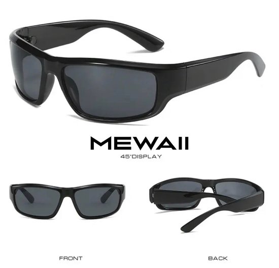 MEWAll® Zonnebril heren Zonnebril heren sport Zonnebril heren zwart