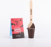 Choc a Lot Pure Dark Choc - Chocolade spoon - 3 stuks