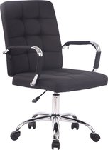 Moderne bureaustoel zwart - Stof - Ergonomische stoel - Bureaustoel - Verstelbaar - Voor volwassenen