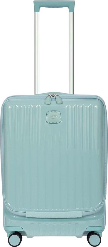 Bric's Positano Cabin Trolley 55 with Pocket light blue