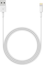 XLayer - Lightning USB kabel - Lightning Oplader Kabel Geschikt voor Apple iPhone & Apple iPad – 1 Meter - Wit