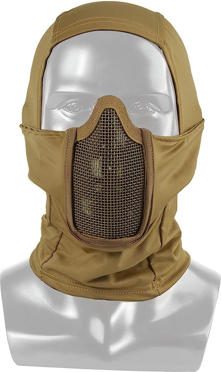Couleur P Cagoule tactique militaire masque facial complet Airsoft