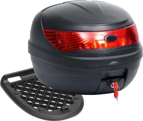 Topkoffer voor 2 Helmen - Motoraccessoires