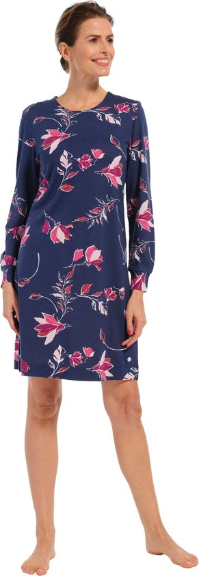 e.Femme® Kate 2348 nachthemd voor dames, korte mouwen, 100% katoen