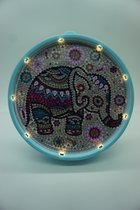 Lumière de Peinture de diamants - Veilleuse - Lumière de Décoration - Éléphant