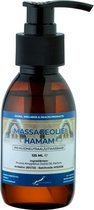 Massageolie Hamam 125 ml met pomp - 100% natuurlijk - biologisch en koud geperst