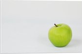 Acrylglas - Appel - Groen - Fruit - Gezond - 60x40 cm Foto op Acrylglas (Met Ophangsysteem)