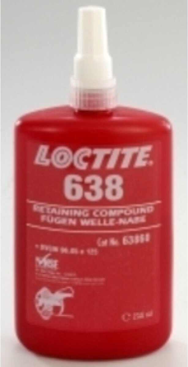 Loctite bevestigingslijm high strength - 638 - 250 ml