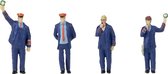 Faller - Railway staff & conductor whistle Figurine set with mini sound effect - FA180237 - modelbouwsets, hobbybouwspeelgoed voor kinderen, modelverf en accessoires