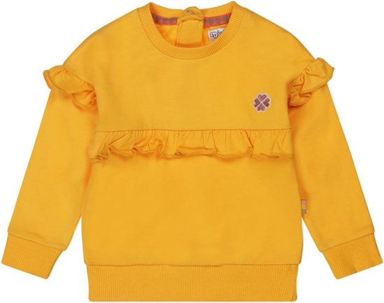 Dirkje-Girls Sweater ls -Warm Yellow