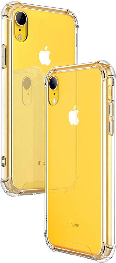 Coque de téléphone pour Apple iPhone XR, robuste, transparente, coque arrière résistante aux chocs, couleur transparente transparente