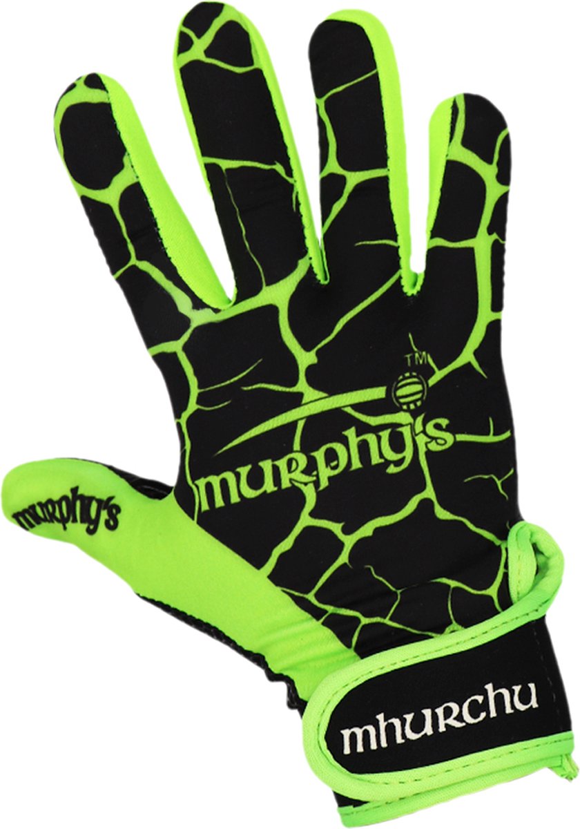 Murphys Sporthandschoenen Gaelic Gloves Latex Zwart/lime Maat 11