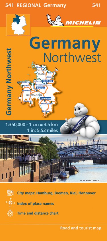 Germany Northwest REGIONAL Map 541 - cover