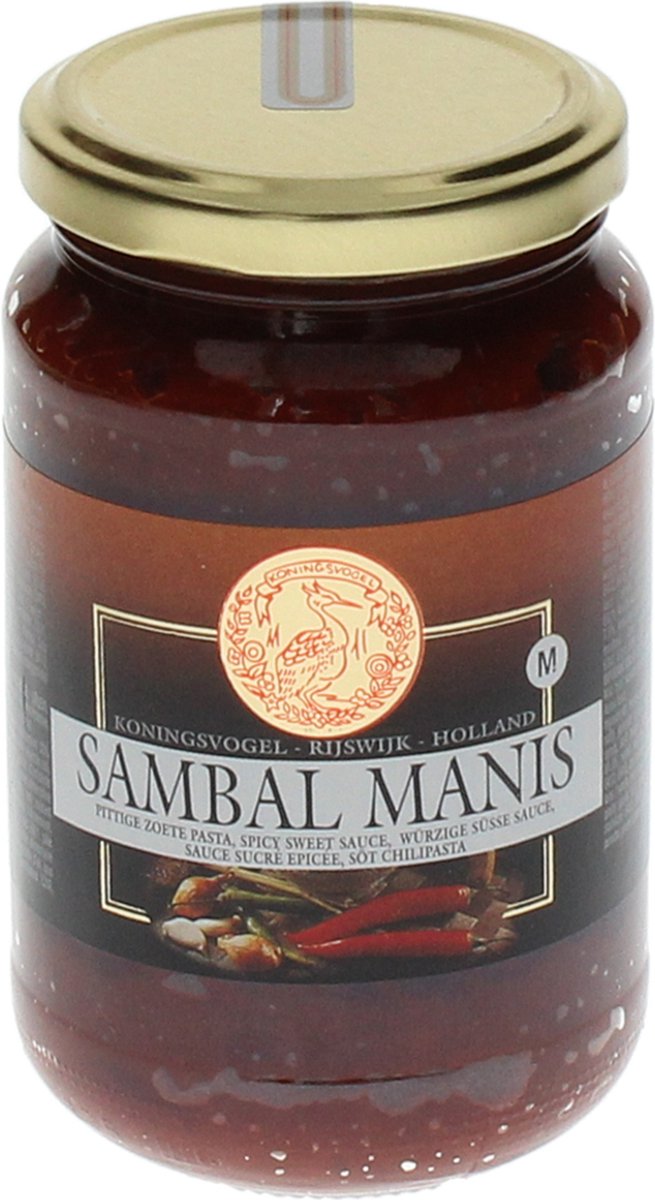 Koningsvogel Sambal Manis 375 g