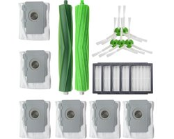 Vervangingsset geschikt voor iRobot Roomba i7 / i7+ stofzuigerzakken stofzak filter borstel accessoires zakken