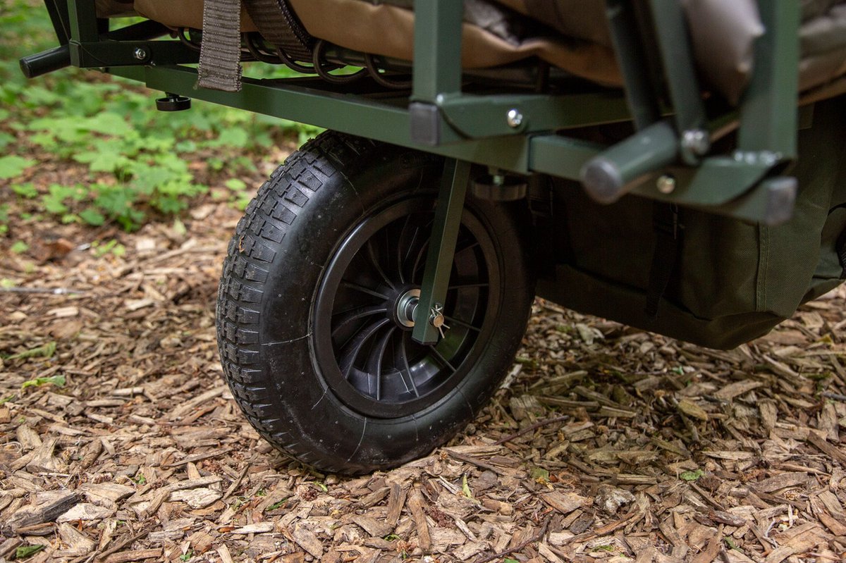 Brouette Ultimate Cargo - Capacité 120 Kg - Acier Robuste - Roue Profilée - Barres Pliables - Avec Sac - Pliable Pour Transport