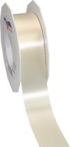 1x XL Hobby/decoratie beige kunststof sierlinten 4 cm/40 mm x 91 meter- Luxe kwaliteit - Cadeaulint lint/ribbon