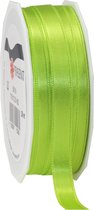 1x Luxe Hobby/decoratie lime groen satijnen sierlinten 1 cm/10 mm x 25 meter- Luxe kwaliteit - Cadeaulint satijnlint/ribbon