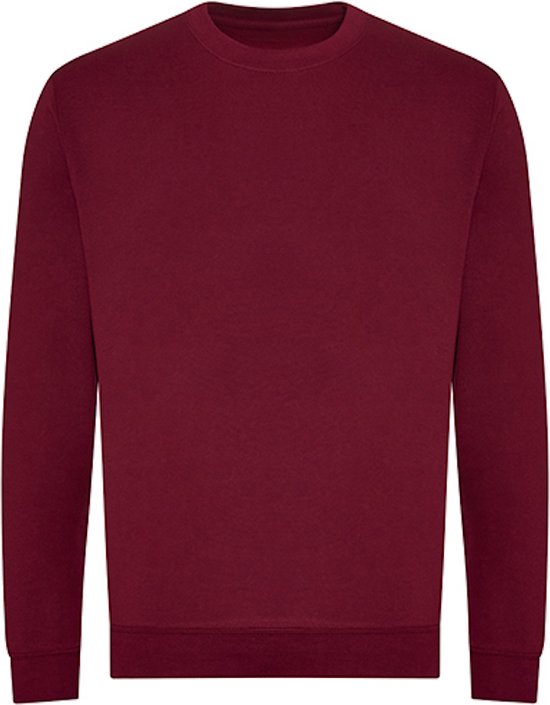 Organic Sweater met lange mouwen Burgundy - XXL
