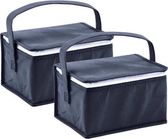 Kleine koeltas voor lunch blauw 20 x 14 x 13 cm 3.5 liter - Koeltassen van Benson — afbeelding 2