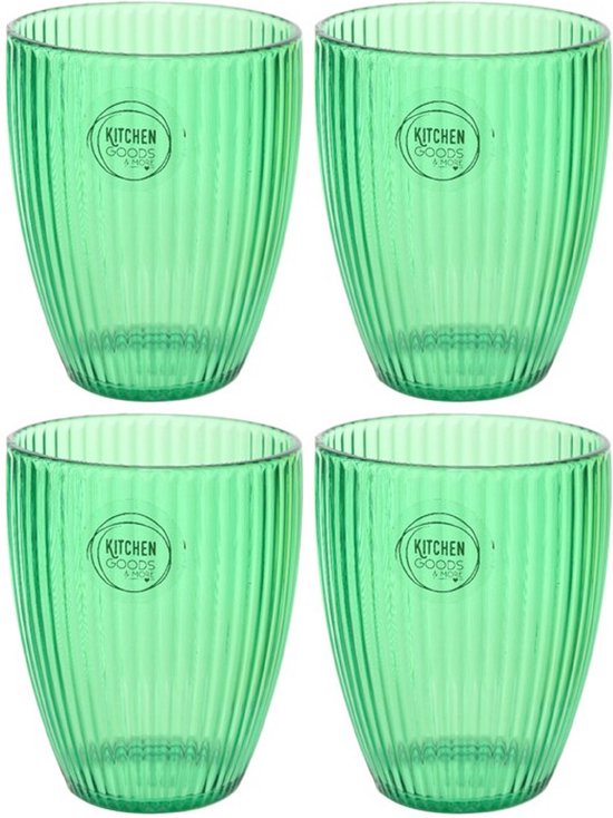 Buddy´s Bar - 5er Set, Hochwertige 0,5 Liter Tritan Kunststoff Trinkbecher, BPA frei, Kristallglas-Optik, bruchfeste Mehrweg-Becher wiederverwendbar und spülmaschinenfest, 500 ml, bunt