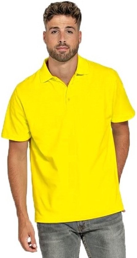 Gele poloshirts voor heren - gele herenkleding - Werkkleding/casual kleding M