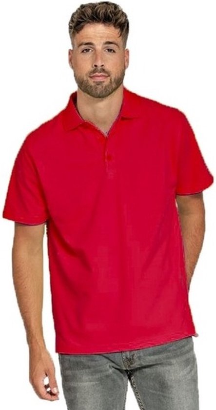 Polo premium 100% coton pour homme M rouge