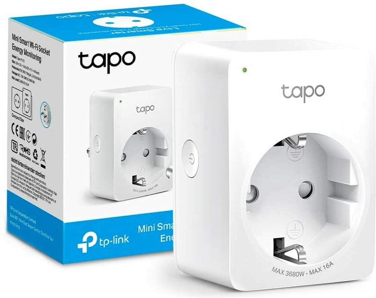 Tapo Matter Prise Connectée WiFi, Suivi de consommation, 16A Type