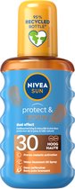 NIVEA SUN Protect & Bronze Zonnebrand Olie Spray - SPF 30 - Waterproof - Met pro-melanine extract - 200 ml