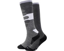 ICEPEAK ILSENBURG Skisok 2-pack Junior-Lead Grey-36/38
