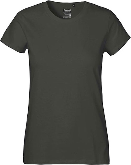 Ladies´ Classic T-Shirt met ronde hals Charcoal - L